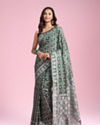 Timeless Green Elegance Saree